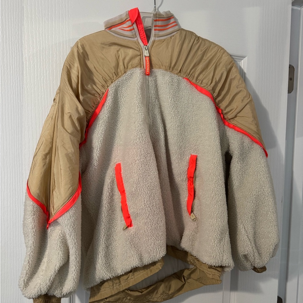FP Movement by Free People Tan and Cream Jacket